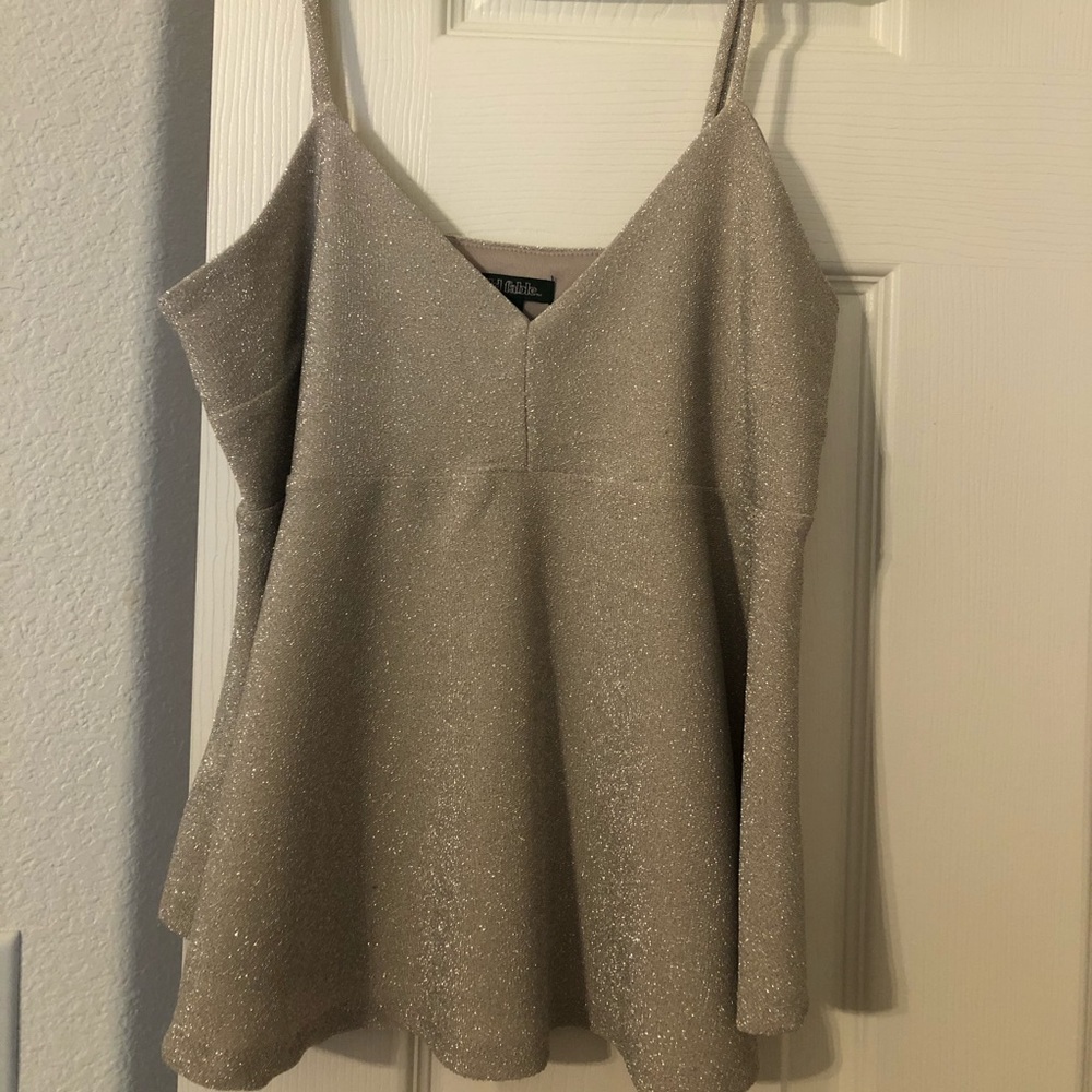 Shimmer tank top